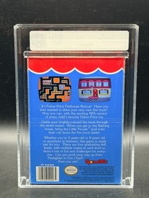 Fisher Price Firehouse Rescue Nintendo NES OVAL SOQ REV A Sealed New VGA 85+