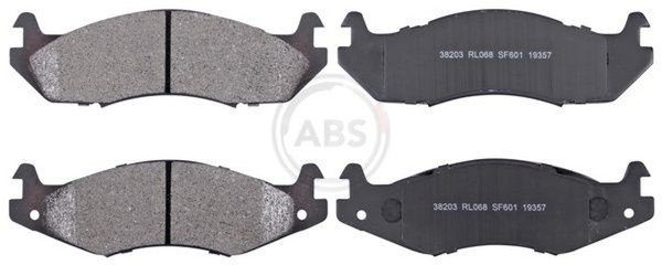 A.B.S. BremsbelÄGe Bremsbelagsatz Vorne FüR Jeep Cherokee CJ5 - CJ8 Wrangler 1-image