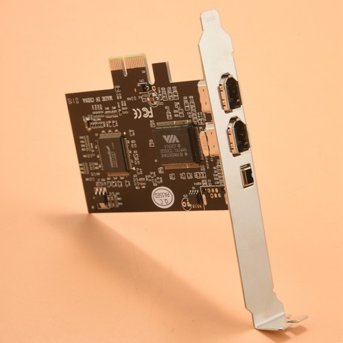 PCI Express x 1 PCI-E FireWire 1394a IEEE 1394 Kontroller Karte 3 Port Fuer5180 - Photo 7/10