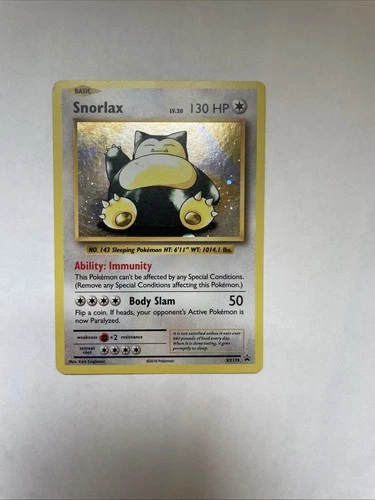 Snorlax XY179 Holo Black Star Promo LP
