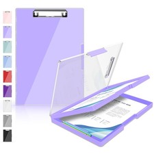 Clipboard With Storage Heavy Duty Clearview Dual Plastic Nursing High Capacity