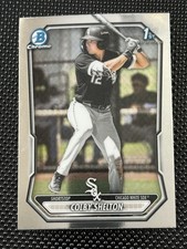 2026 Bowman Colby Shelton Chrome #BCP-144 1st Prospect White Sox