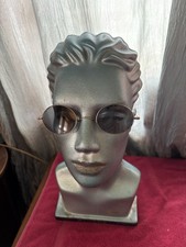 Vintage Wire Rim Sunglasses Spectacles w/Case Retro