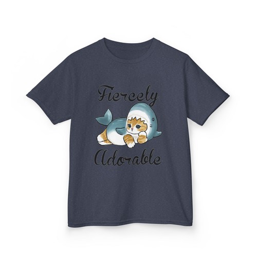 Fiercely Adorable Toddler T-Shirt | Cute Shark Tee, Everyday Wear, Summer Style - Picture 35 of 50