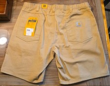 Carhartt Men's Relaxed Fit Force Shorts - Brown Tan -Size 38 - New Tags