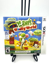 NO GAME Poochy  Yoshi's Woolly World Nintendo 3DS French Cover - CASE  MANUAL