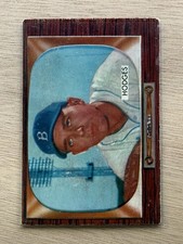 1955 Bowman #158 Gil Hodges Brooklyn Dodgers Baseball Trading Card