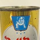 BULL DOG MALT LIQUOR flat top beer can  PIP of NIP in EVERY SIP  GRACE BROS  CA — photo 4