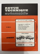 Revue technique Autobianchi A111