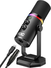Dynamic USB/XLR Microphone for Gaming, Streaming, Podcasting, and Recording