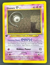 Pokémon 2002 Neo DESTINY 1st Edition UNOWN C 57/105 NM - never played on eBay