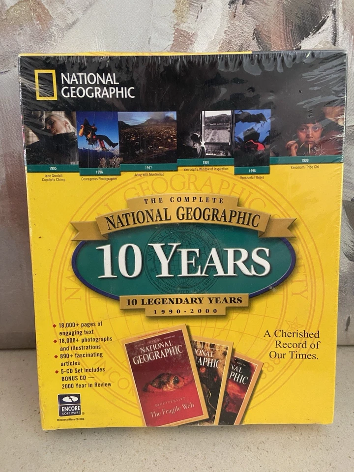 Vintage The Complete National Geographic 10 Years 1990-2000 5 CD Magazine Set PC - Image 3 of 4