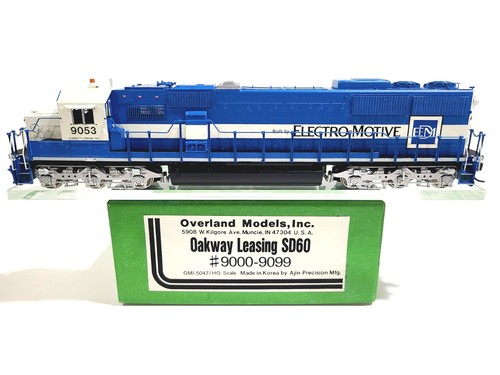 Overland OMI OAK EMD SD60 Oakway Arrendamiento #9053 HO Latón Modelo #5047 CP | Zustand: Used