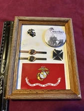 MARINES GROUPING OF MISC. UNIFORM ITEMS PLUS ~ AS FOUND