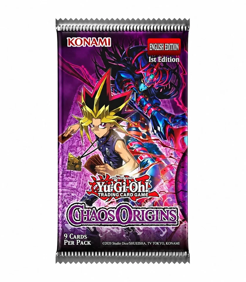 Yu-Gi-Oh! TCG Chaos Origins Booster Pack English 1st Edition Sealed - Photo 1/1