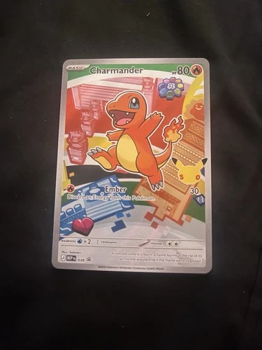 Charmander MEP 038 Pokemon First Partner Illustration Black Star Promo