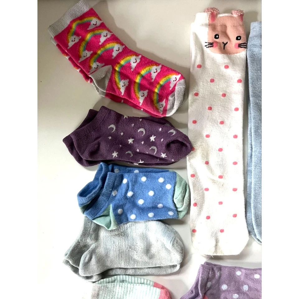 Lote de 25 pares de calcetines para niñas y niños Foto 2 de 4
