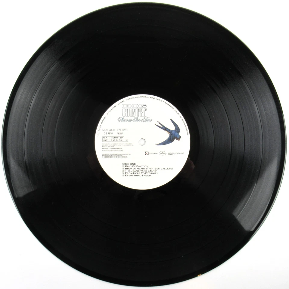 Schallplatte BIG COUNTRY - PEACE IN OUR TIME Album Pop Rock Folk LP 1988 - Bild 3 von 4