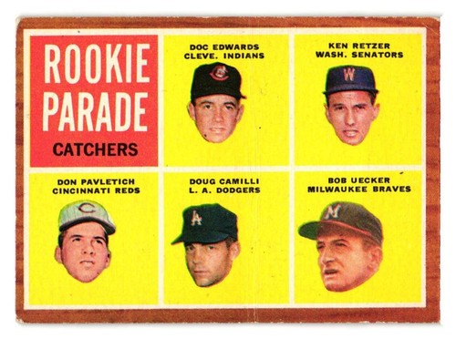 Rookie Parade [Catchers] #594 1962 Topps card