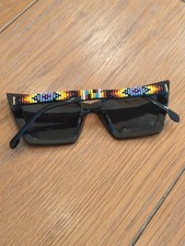 Handmade Beaded Sunglasses Beadwork Artisan Unique Gift
