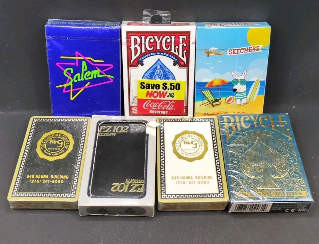Advertising Etc Lot Of 7 Decks