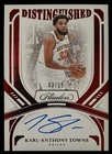 Karl-Anthony Towns 24-25 Panini Flawless Distinguished Signatures Auto Ruby /15