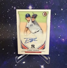 2014 Bowman Retail Prospect Auto Tommy Kahnle #PA-TK New York Yankees