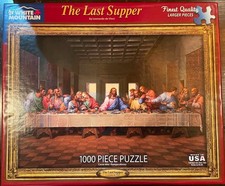 White Mountain 1000 Piece Puzzle - 1524 The Last Supper -100 Complete