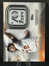 2021 Topps Baseball Jim Palmer 70th Anniversary Logo Patch Card T70P-JP
