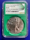 2017 (S) * NGC * Silver Eagle S$1 * MS69 * #4560235-091