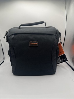 New Slinger Alpine 160 Camera Bag Multi-Device Shoulder 7'' X 6'' Black Strap Zip