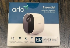 Arlo Essential VMC2030 Spotlight Single Wireless Indoor/Outdoor Camera