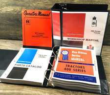 Farmall International 450 Diesel Tractor Service Manual Parts Operators Set Shop
