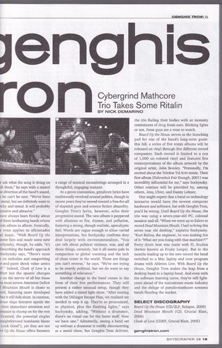 Skyscraper Magazine Issue 28 Summer 2008 1st Melvins Wolf Parade Crystal Castles - Picture 11 of 24