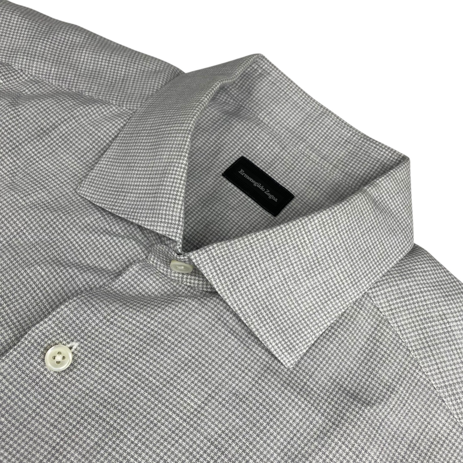 Ermenegildo Zegna Men’s Recent Label Linen Button… - image 1