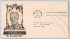 Washington, D.C., Franklin Delano Roosevelt portrait, In Memoriam 1947