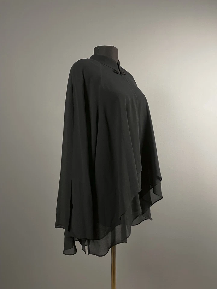 Blusa Blazer Abrigo Joseph Ribkoff Negra Abierta Un Botón Talla L EE. UU. 12 UK 14 Foto 3 de 4