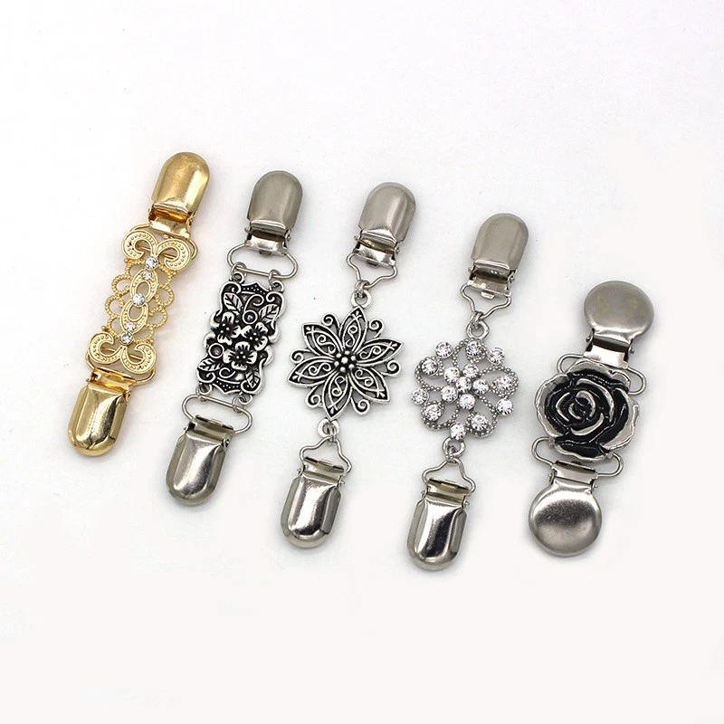 Stk Pullover Schal Clip Kragen Clips Shirts Kleider Pulloverclips für Fraue - Bild 4 von 4