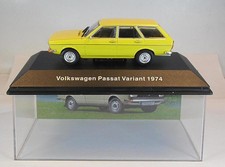 VW Collection 1/43 Volkswagen VW Passat Variant (1974) gelb in Plexi Box #8795