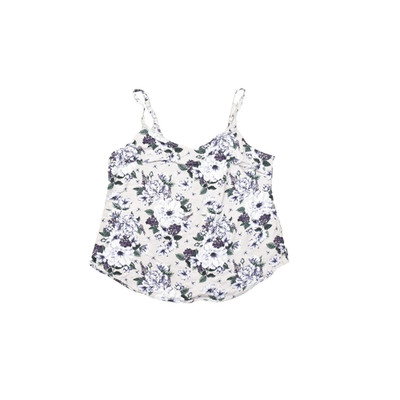 Torrid Size 1 1X Essential Cami Lilac Marble Floral Rayon Spandex Strappy Tank T