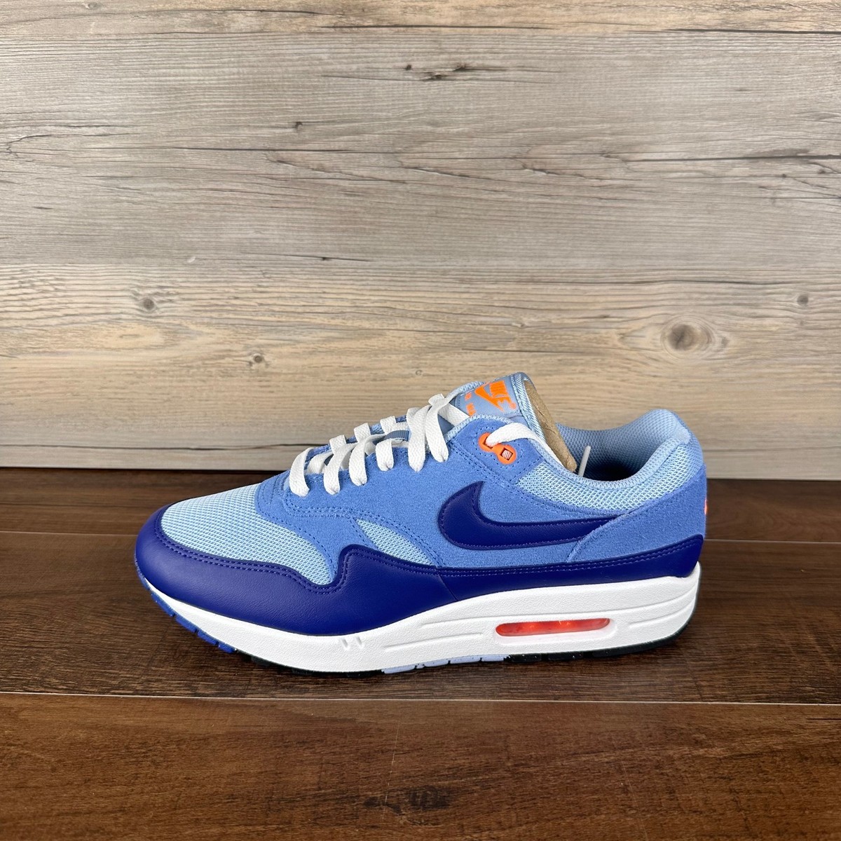 Nike Air Max 1 Essential Psychic Blue Mens Size 10 Deep Royal Blue