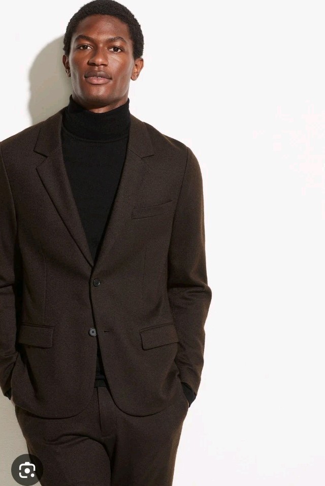 VINCE Wool Blend Two Button Blazer Jacket Men's C… - image 1