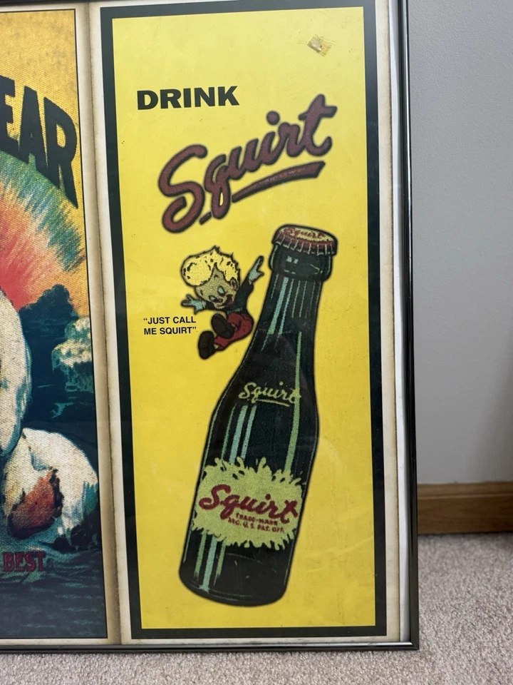 Letrero de chorro de papel "Just Call Me Squirt" Polar Bear Tobacco "Alcance para Sunbeam Foto 2 de 4