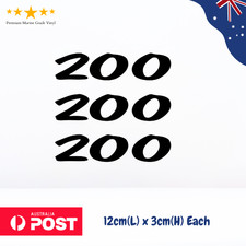 Sea Ray 200 Decal Stickers Marine Vinyl Boat - Set of 3