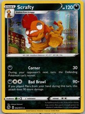 Scrafty 42/73 Holo Rare Pokemon Card Champion's Path