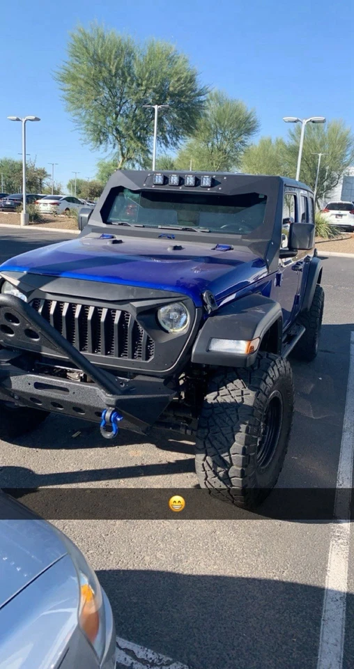 Casaco em pó preto Fab Fours Vicowl serve 18-22 Wrangler JL / 2020-2022 Gladiator - Imagem 4 de 4