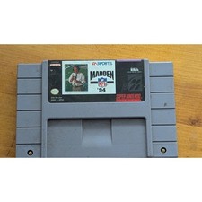 Madden NFL 94 Super Nintendo SNES Video Game Cartridge EA Sports SNS-006 1993