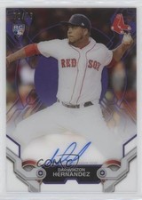 2019 Topps High Tek Purple 78/99 Darwinzon Hernandez #HTA-DH Auto 0v0