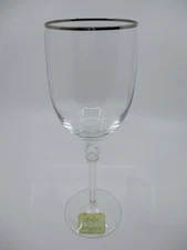 LENOX  INNOCENCE (Platinum trim) WATER GOBLET - 9" x 3"  0202H