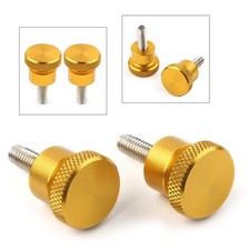 for Thruxton Scrambler T100 Seat Cushion Side Screw Seat Bolts 2001-2015 Gold